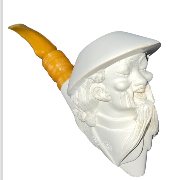 Other - HAND CARVED MEERSCHAUM PIPE ASIAN VINTAGE